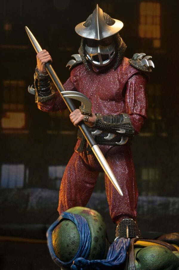 Teenage Mutant Ninja Turtles (1990 Movie) Akció Figura Roof Top Battle Shredder vs Leo 18 cm