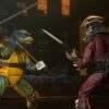 Teenage Mutant Ninja Turtles (1990 Movie) Akció Figura Roof Top Battle Shredder vs Leo 18 cm