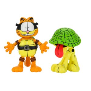 Teenage Mutant Ninja Turtles (Archie Comics) x Garfield Akció Figura 2-Pack Ultimate Garfello & Odie 10 cm