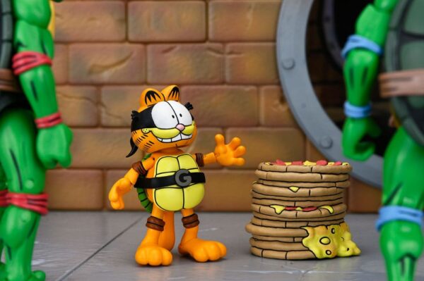 Teenage Mutant Ninja Turtles (Archie Comics) x Garfield Akció Figura 2-Pack Ultimate Garfello & Odie 10 cm