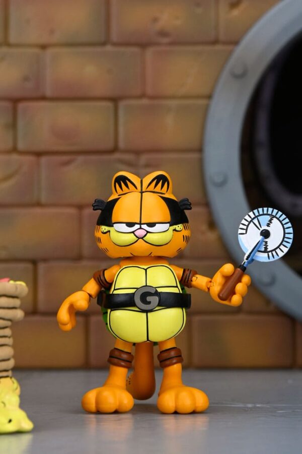 Teenage Mutant Ninja Turtles (Archie Comics) x Garfield Akció Figura 2-Pack Ultimate Garfello & Odie 10 cm