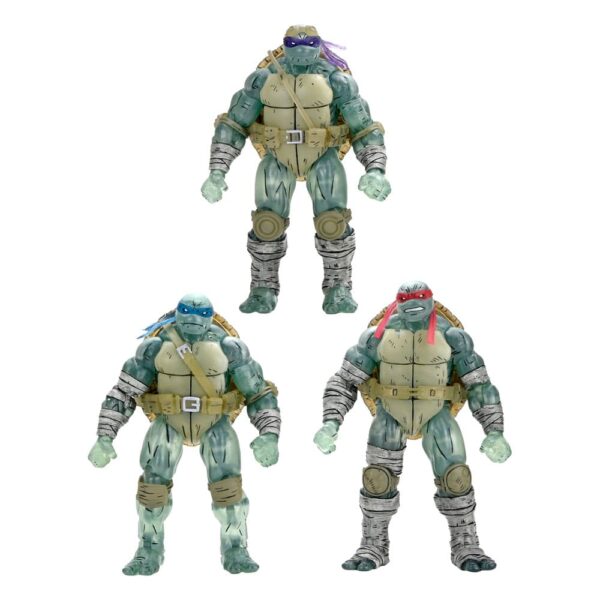 Teenage Mutant Ninja Turtles (The Last Ronin) Akció Figura 3-Pack Ghost Brothers 18 cm