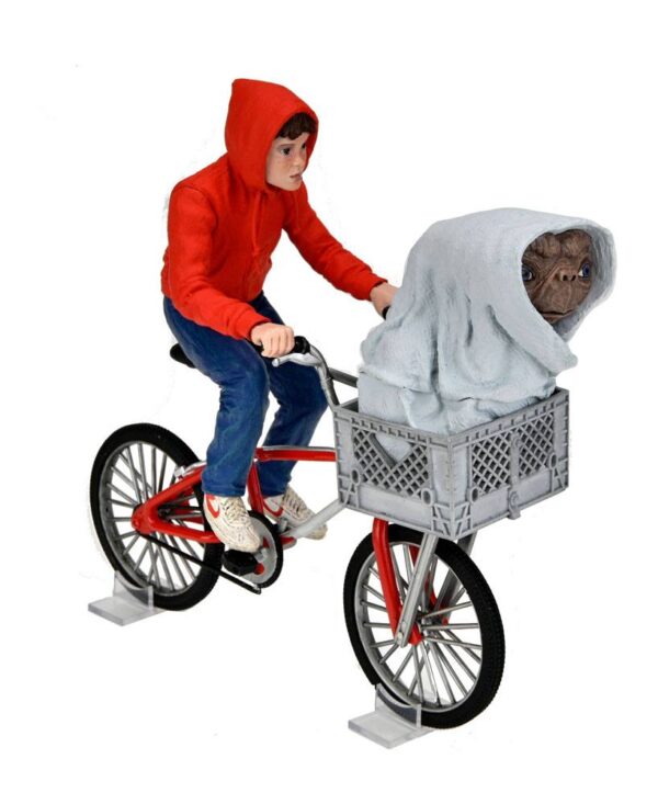 E.T. the Extra-Terrestrial Akció Figura Elliott & E.T. on Bicycle 13 cm