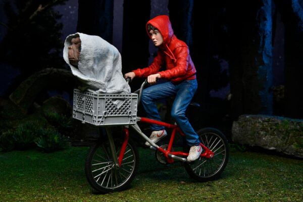 E.T. the Extra-Terrestrial Akció Figura Elliott & E.T. on Bicycle 13 cm