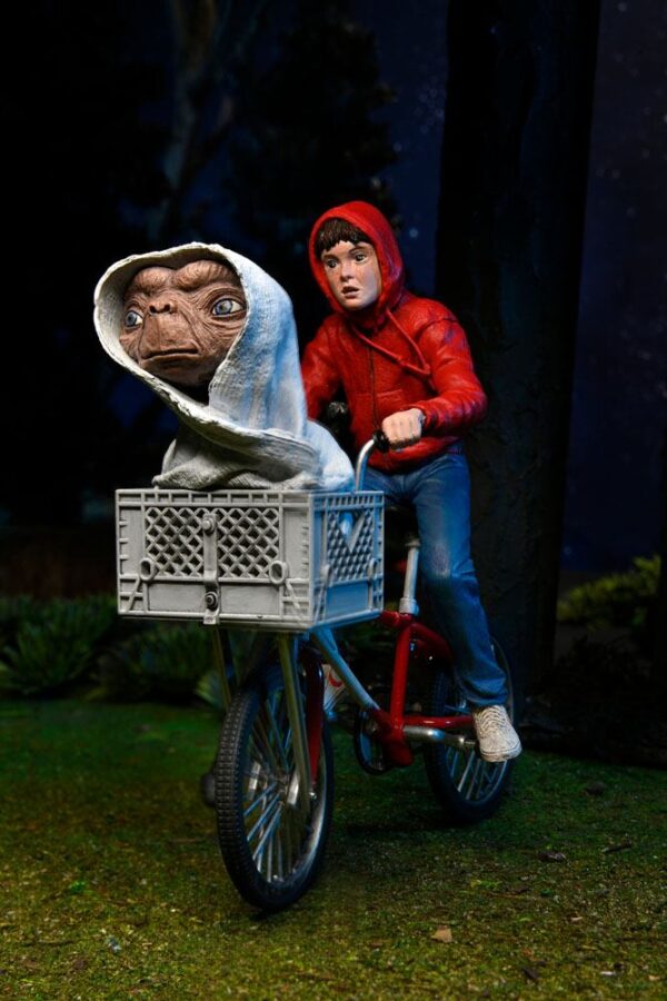 E.T. the Extra-Terrestrial Akció Figura Elliott & E.T. on Bicycle 13 cm