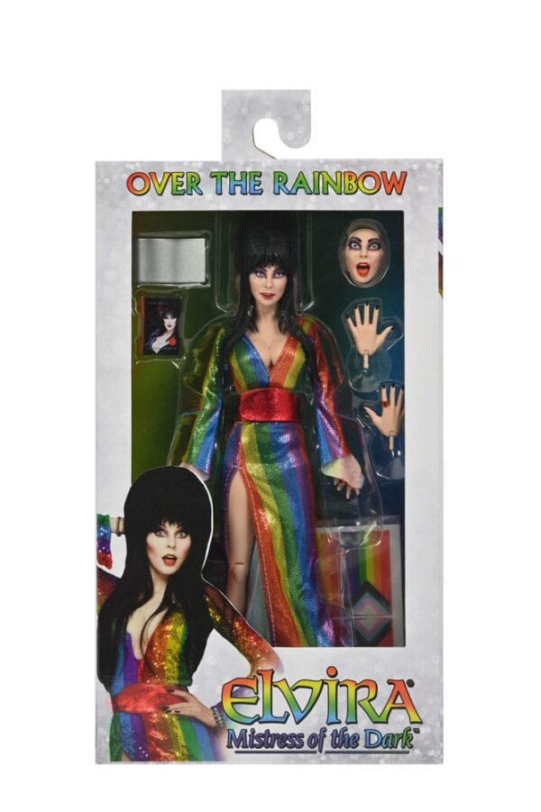 Elvira, Mistress of the Dark Clothed Akció Figura Over the Rainbow Elvira 20 cm
