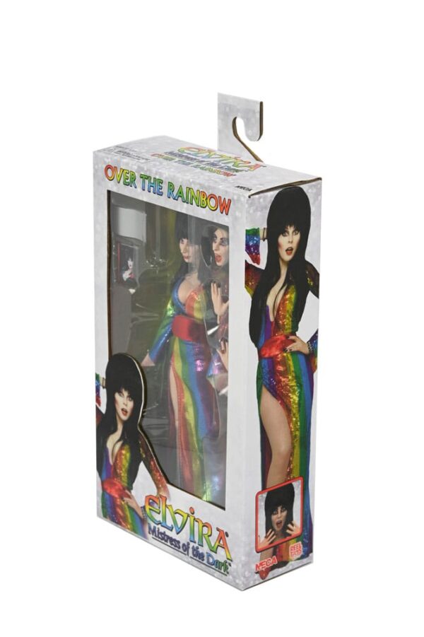 Elvira, Mistress of the Dark Clothed Akció Figura Over the Rainbow Elvira 20 cm