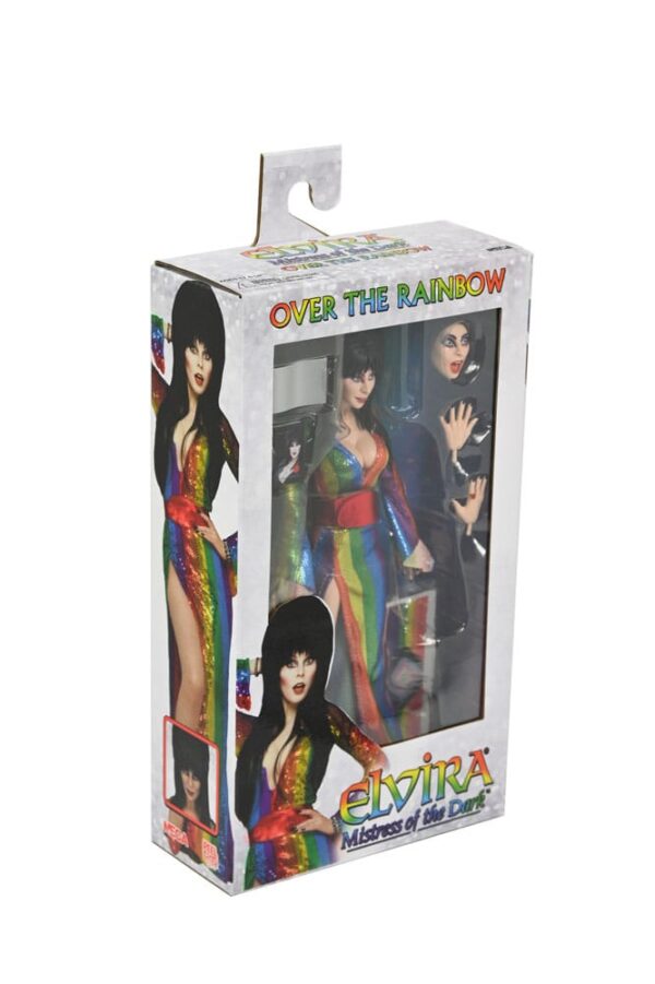 Elvira, Mistress of the Dark Clothed Akció Figura Over the Rainbow Elvira 20 cm