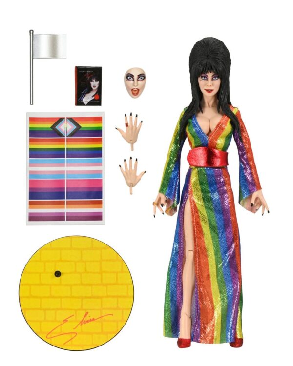Elvira, Mistress of the Dark Clothed Akció Figura Over the Rainbow Elvira 20 cm