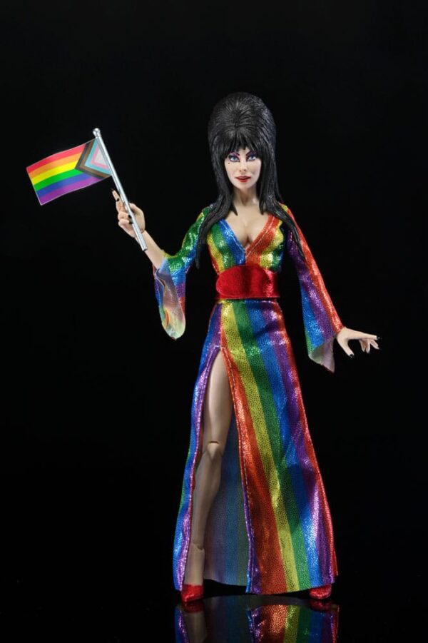 Elvira, Mistress of the Dark Clothed Akció Figura Over the Rainbow Elvira 20 cm