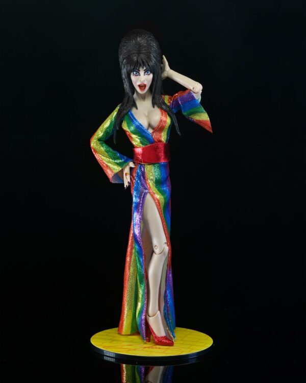 Elvira, Mistress of the Dark Clothed Akció Figura Over the Rainbow Elvira 20 cm