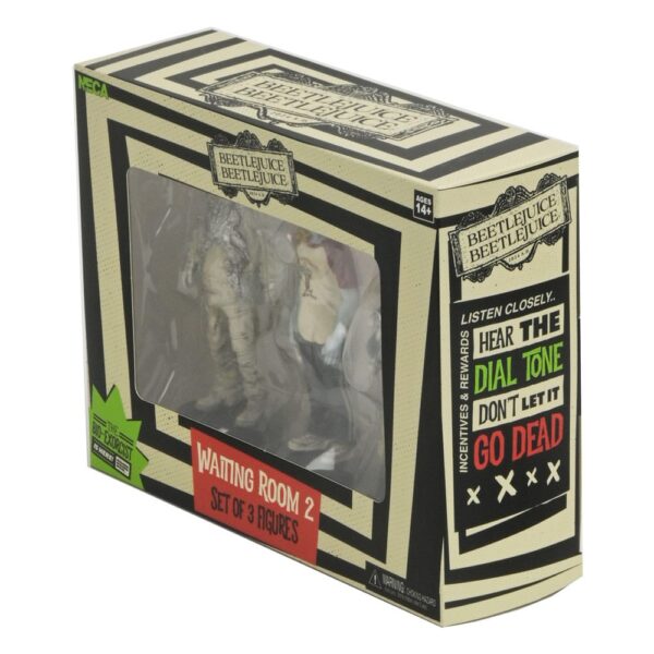 Beetlejuice Beetlejuice Figura 3-Pack Waiting Room 2 10 cm