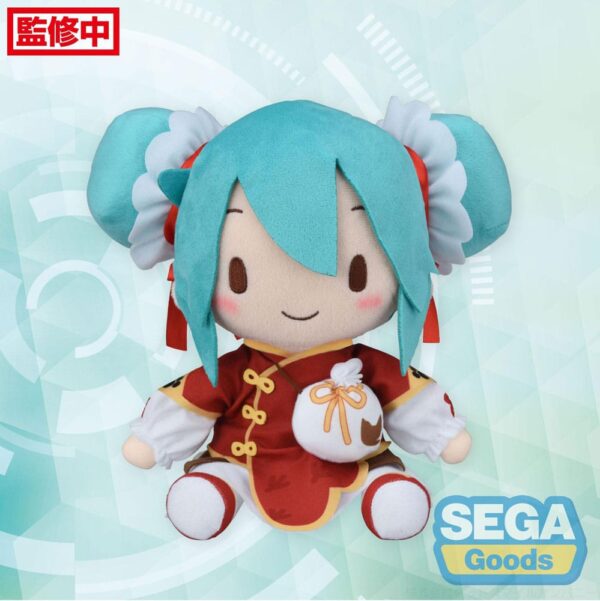 Character Vocal Series 01: Hatsune Miku Fuwa Petit Plüss Figura Hatsune Miku Going Out Series Chinatown Ver. M 22 cm