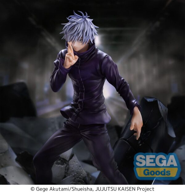 Jujutsu Kaisen Figurizm Luminasta PVC Szobor Shibuya Incident Satoru Gojo Unlimited Void 21 cm
