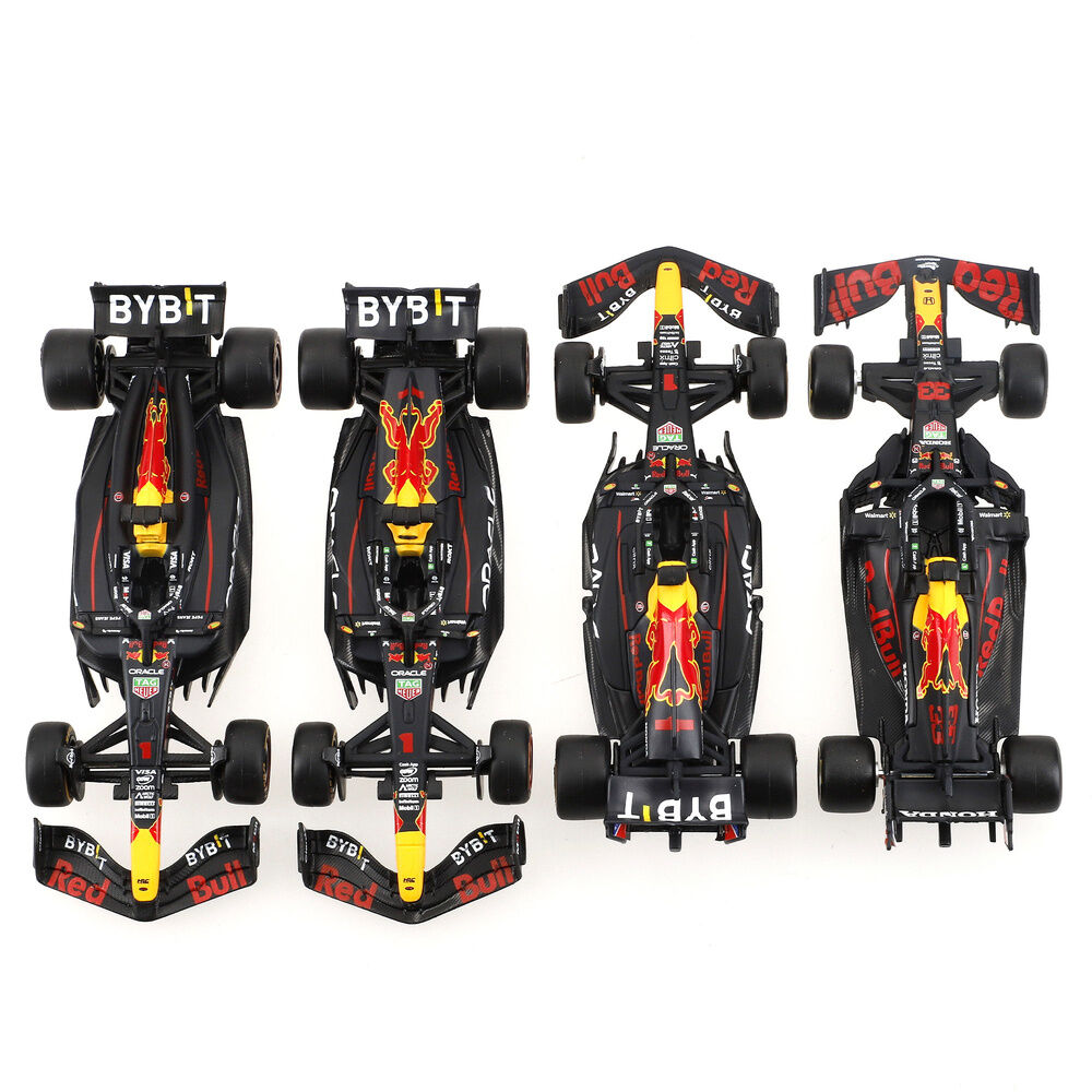 Max Verstappen Red Bull 4th World Champ Autó Modell Szett Max Verstappen Red Bull 4th World Champ Autó Modell Szett