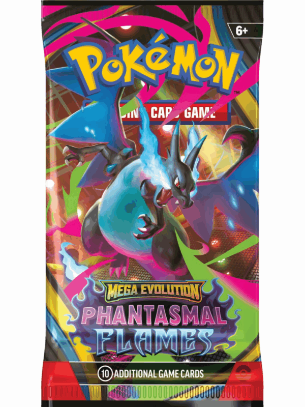 Pokemon Mega Evolution Phantasmal Flames Booster