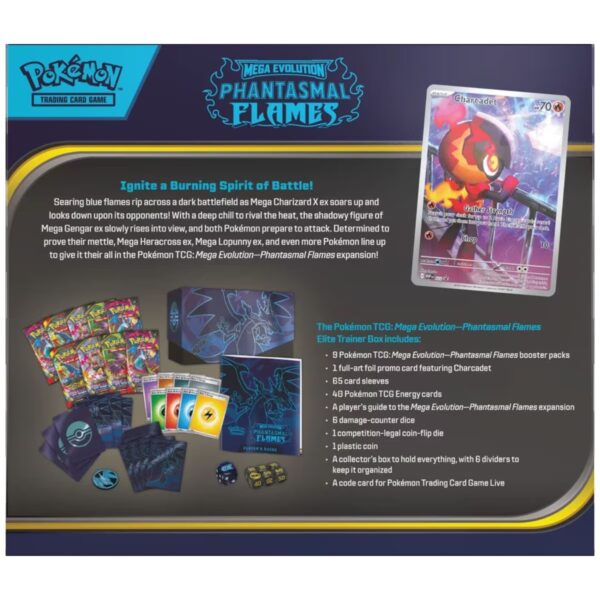 Pokemon Mega Evolution Phantasmal Flames Elite Trainer Box