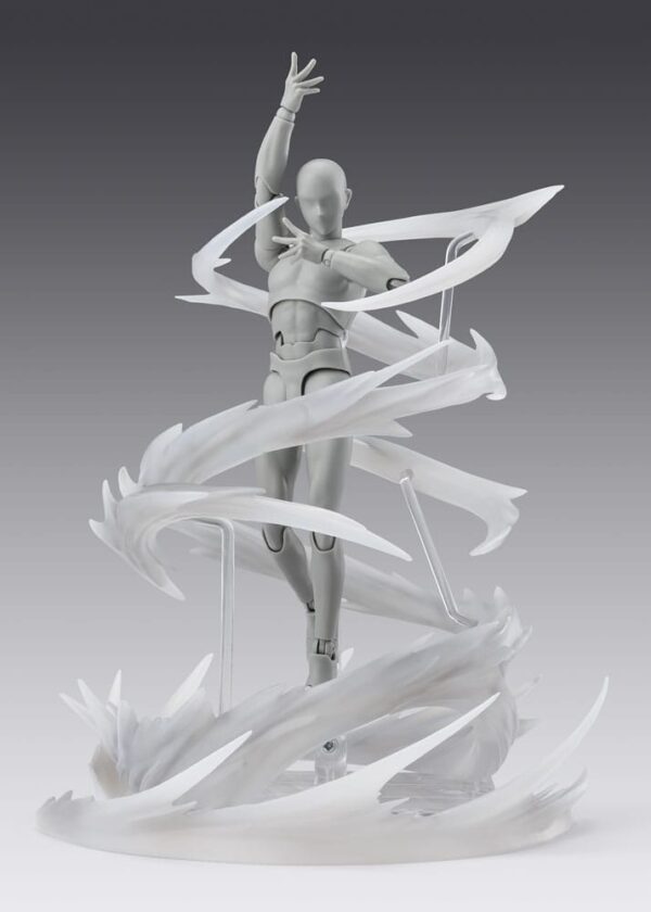 Tamashii Effect Akció Figura Accessory Wind White for S.H.Figuarts