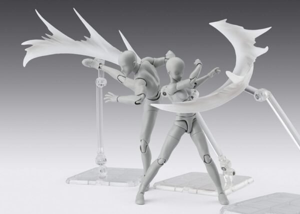 Tamashii Effect Akció Figura Accessory Wind White for S.H.Figuarts