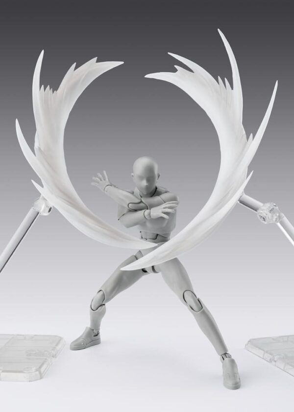 Tamashii Effect Akció Figura Accessory Wind White for S.H.Figuarts