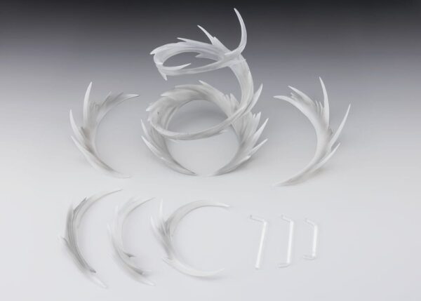 Tamashii Effect Akció Figura Accessory Wind White for S.H.Figuarts