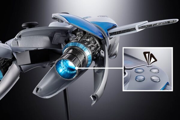 Astro Bot Chogokin Akció Figura Astro Bot & Dual Speeder