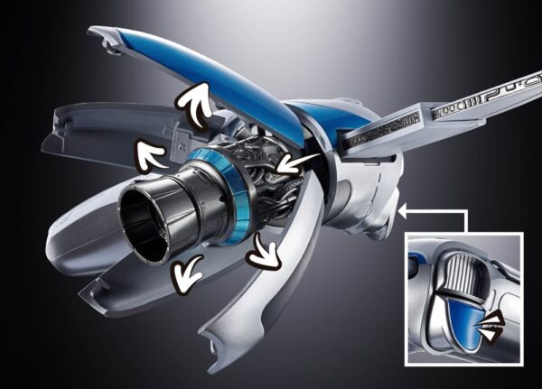 Astro Bot Chogokin Akció Figura Astro Bot & Dual Speeder