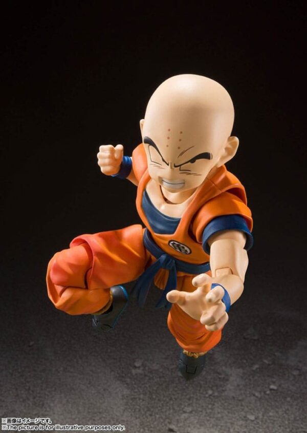 Dragon Ball Z S.H. Figuarts Akció Figura Krillin-Earth's Strongest Man (Reissue) 12 cm