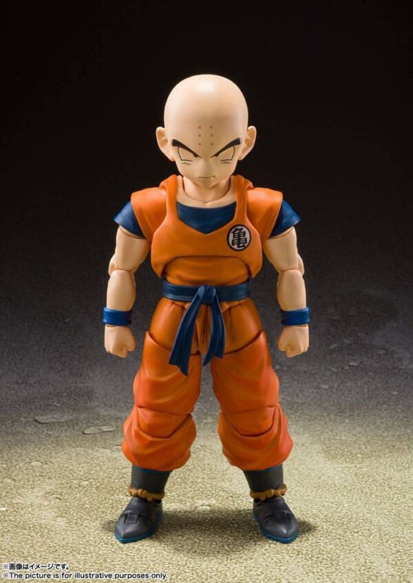 Dragon Ball Z S.H. Figuarts Akció Figura Krillin-Earth's Strongest Man (Reissue) 12 cm