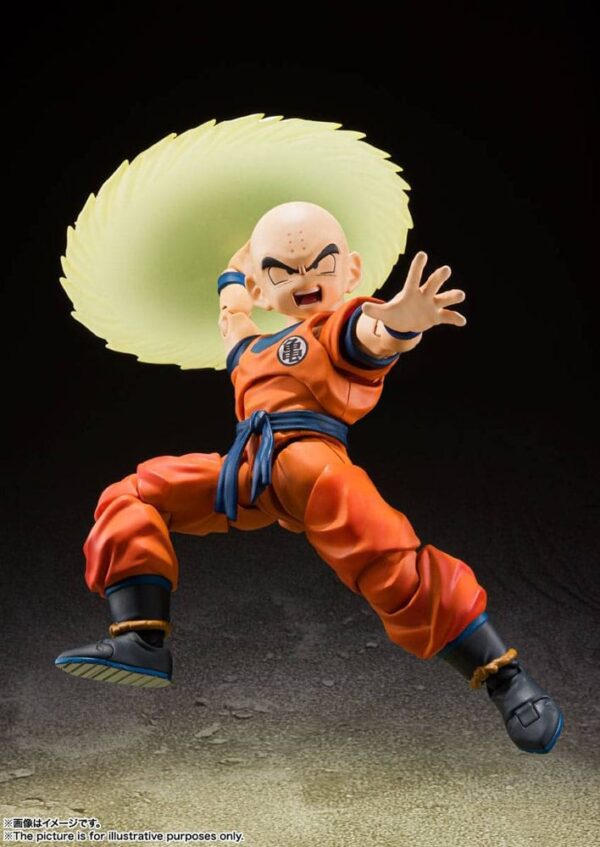 Dragon Ball Z S.H. Figuarts Akció Figura Krillin-Earth's Strongest Man (Reissue) 12 cm