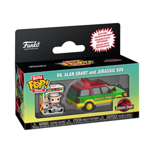 Funko Bitty POP! Ride Dr. Alan Grant and Jurassic SUV