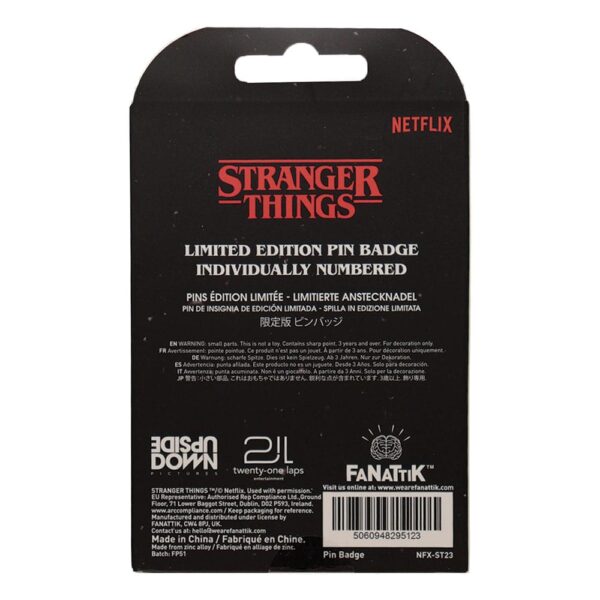 Stranger Things Kitűző Castle Byers Limited Edition