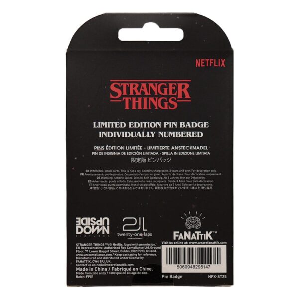 Stranger Things Kitűző Hellfire Lives Limited Edition