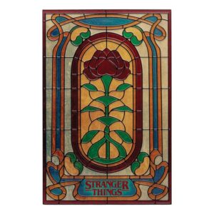 Stranger Things Resin Plaque Creel House Stained Glass Window
