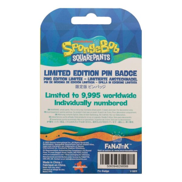 Spongebob Squarepants Kitűző Rainbow Limited Edition