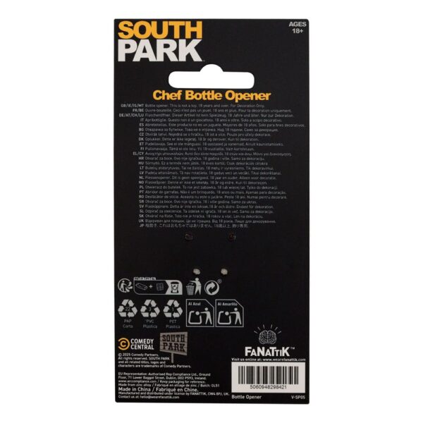 South Park Bottle Opener Chef South Park Bottle Opener Chef