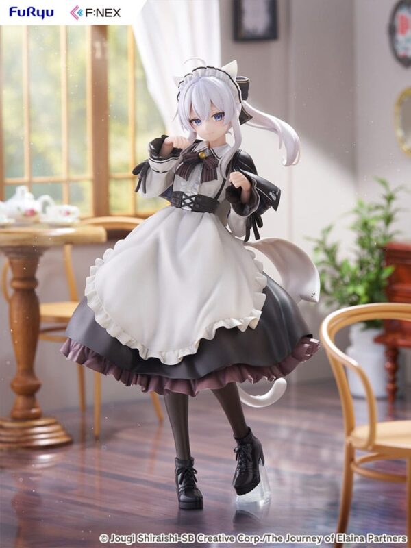 Wandering Witch: The Journey of Elaina F:NEX PVC Szobor 1/7 Elaina Maid costume with cat ears Ver. 24 cm Wandering Witch: The Journey of Elaina F:NEX PVC Szobor 1/7 Elaina Maid costume with cat ears Ver. 24 cm