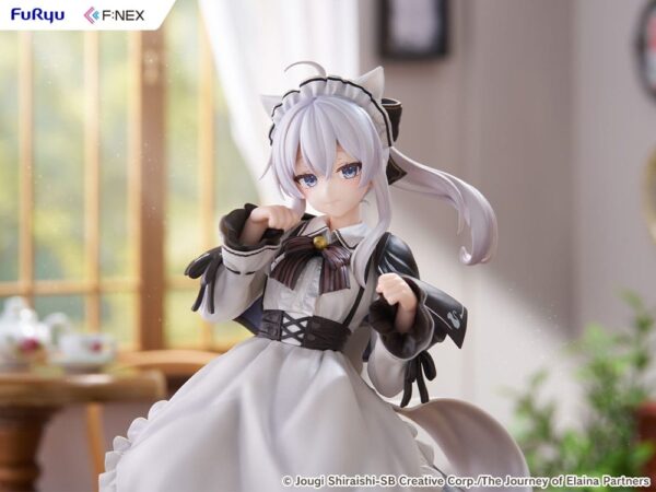 Wandering Witch: The Journey of Elaina F:NEX PVC Szobor 1/7 Elaina Maid costume with cat ears Ver. 24 cm Wandering Witch: The Journey of Elaina F:NEX PVC Szobor 1/7 Elaina Maid costume with cat ears Ver. 24 cm