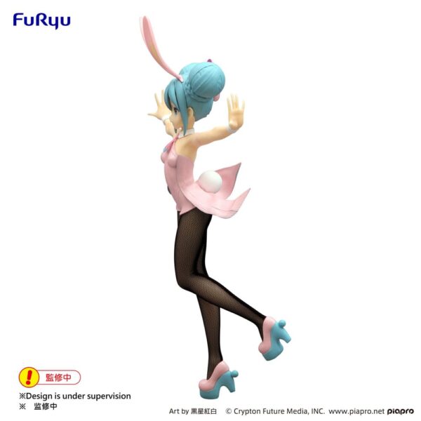 Hatsune Miku BiCute Bunnies PVC Szobor Wink Pearl Pink Color Ver. 30 cm