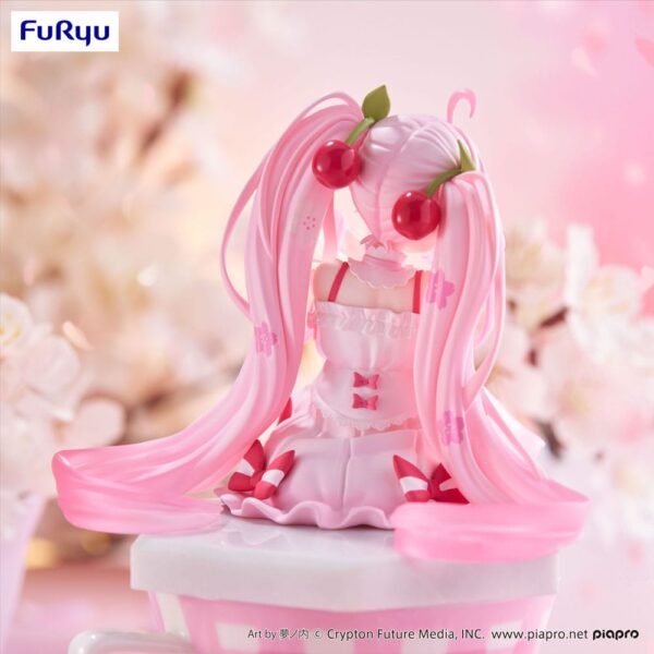 Hatsune Miku Noodle Stopper PVC Szobor Sakura Miku 2025 14 cm