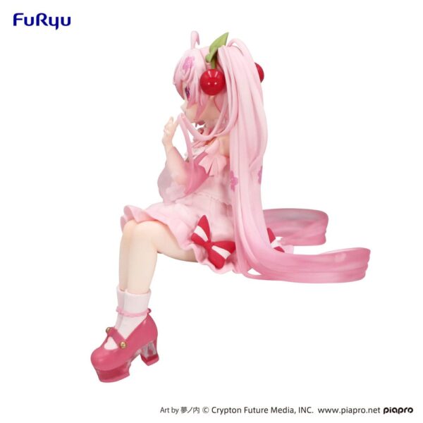 Hatsune Miku Noodle Stopper PVC Szobor Sakura Miku 2025 14 cm