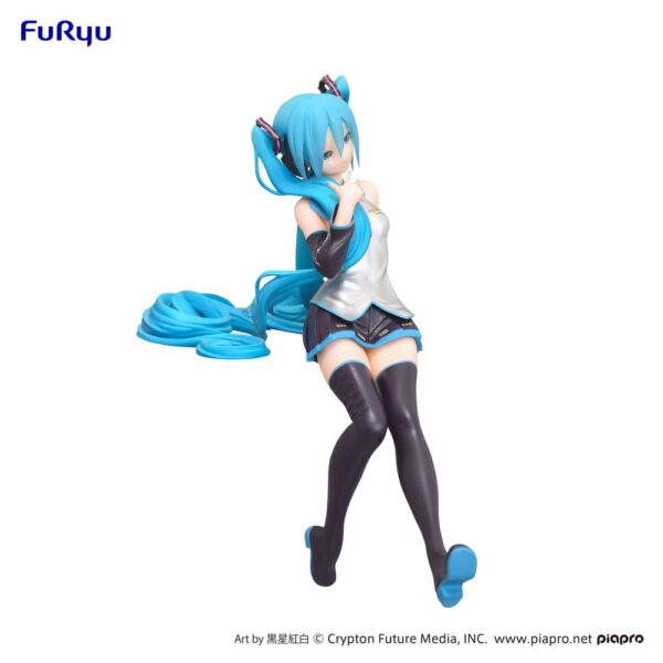 Hatsune Miku Noodle Stopper PVC Szobor Kuroboshi Kouhaku Ver. (re-run) 14 cm