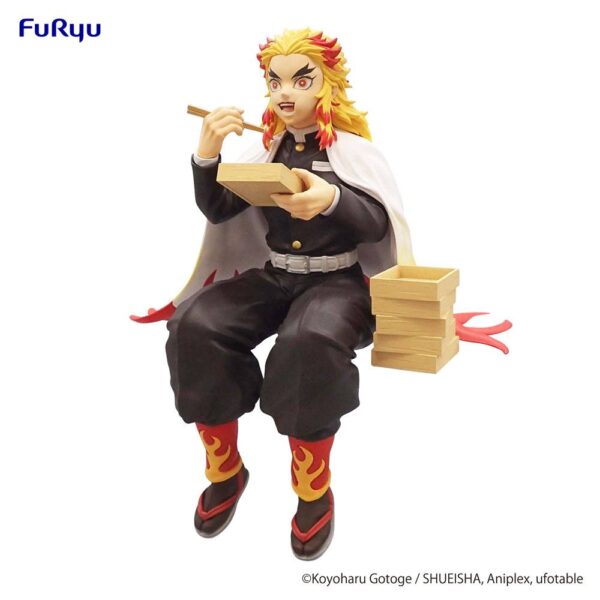 Demon Slayer: Kimetsu no Yaiba Noodle Stopper PVC Szobor Rengoku Kyojuro 14 cm Demon Slayer: Kimetsu no Yaiba Noodle Stopper PVC Szobor Rengoku Kyojuro 14 cm