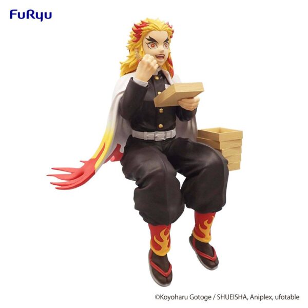 Demon Slayer: Kimetsu no Yaiba Noodle Stopper PVC Szobor Rengoku Kyojuro 14 cm Demon Slayer: Kimetsu no Yaiba Noodle Stopper PVC Szobor Rengoku Kyojuro 14 cm