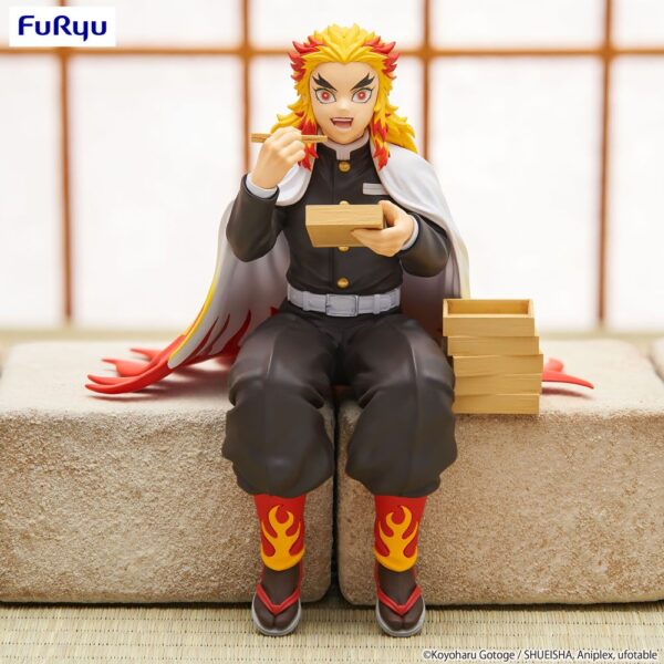 Demon Slayer: Kimetsu no Yaiba Noodle Stopper PVC Szobor Rengoku Kyojuro 14 cm Demon Slayer: Kimetsu no Yaiba Noodle Stopper PVC Szobor Rengoku Kyojuro 14 cm