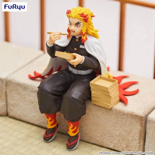 Demon Slayer: Kimetsu no Yaiba Noodle Stopper PVC Szobor Rengoku Kyojuro 14 cm Demon Slayer: Kimetsu no Yaiba Noodle Stopper PVC Szobor Rengoku Kyojuro 14 cm