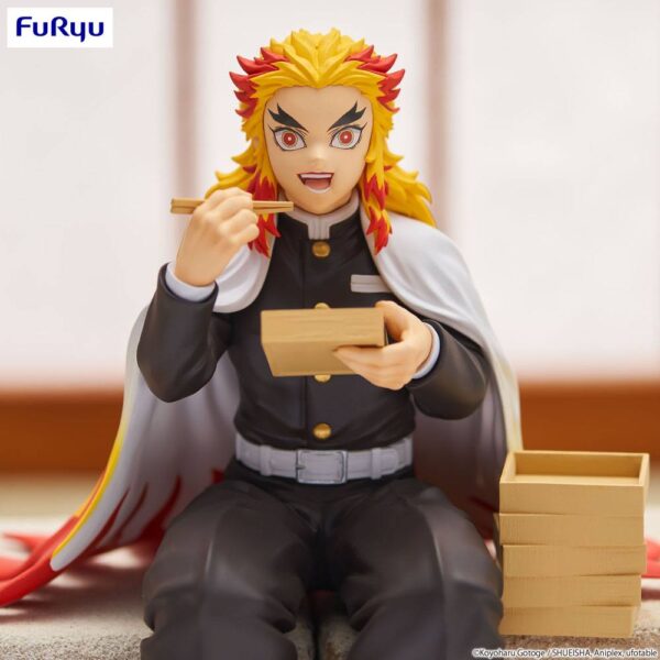 Demon Slayer: Kimetsu no Yaiba Noodle Stopper PVC Szobor Rengoku Kyojuro 14 cm Demon Slayer: Kimetsu no Yaiba Noodle Stopper PVC Szobor Rengoku Kyojuro 14 cm