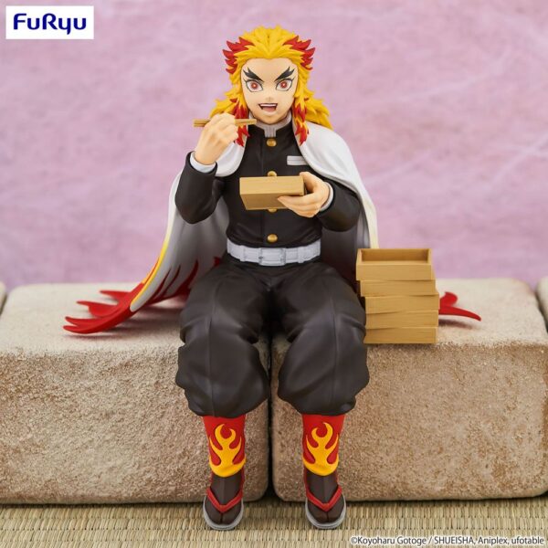 Demon Slayer: Kimetsu no Yaiba Noodle Stopper PVC Szobor Rengoku Kyojuro 14 cm Demon Slayer: Kimetsu no Yaiba Noodle Stopper PVC Szobor Rengoku Kyojuro 14 cm