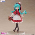 Hatsune Miku Desktop Fairy PVC Szobor Hatsune Miku Little red riding hood Ver. 16 cm