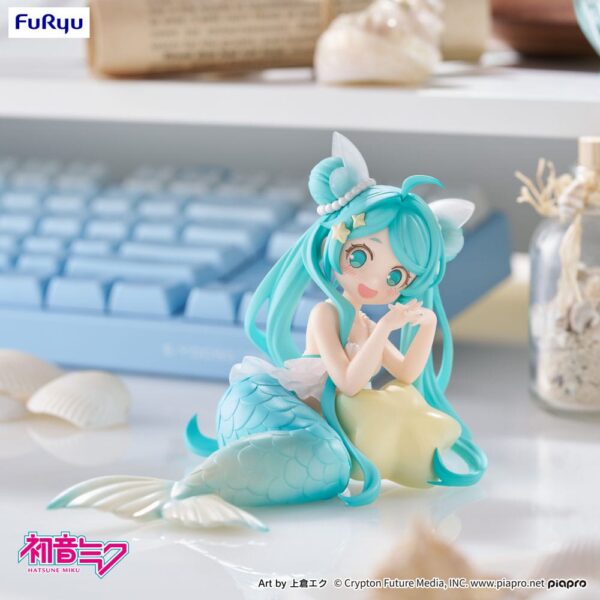 Hatsune Miku Desktop Fairy PVC Szobor Hatsune Miku Mermaid princess Ver. 9 cm Hatsune Miku Desktop Fairy PVC Szobor Hatsune Miku Mermaid princess Ver. 9 cm